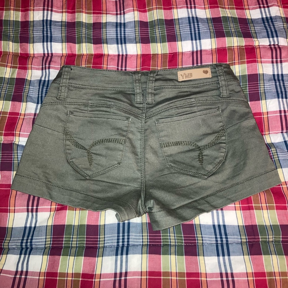 Olive Green Wannabettabutt Shorts